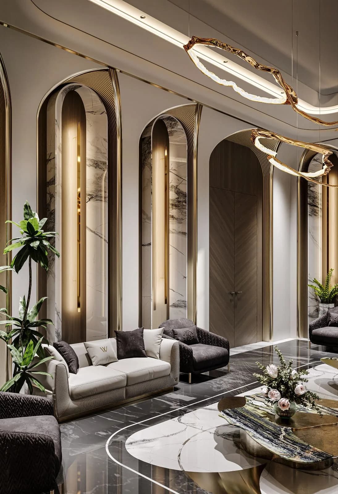 Image 4 of majlis design "Men's Majlis" in Abu Dhabi, Ras Al Khaimah – Eng. Ahmad Almobayed