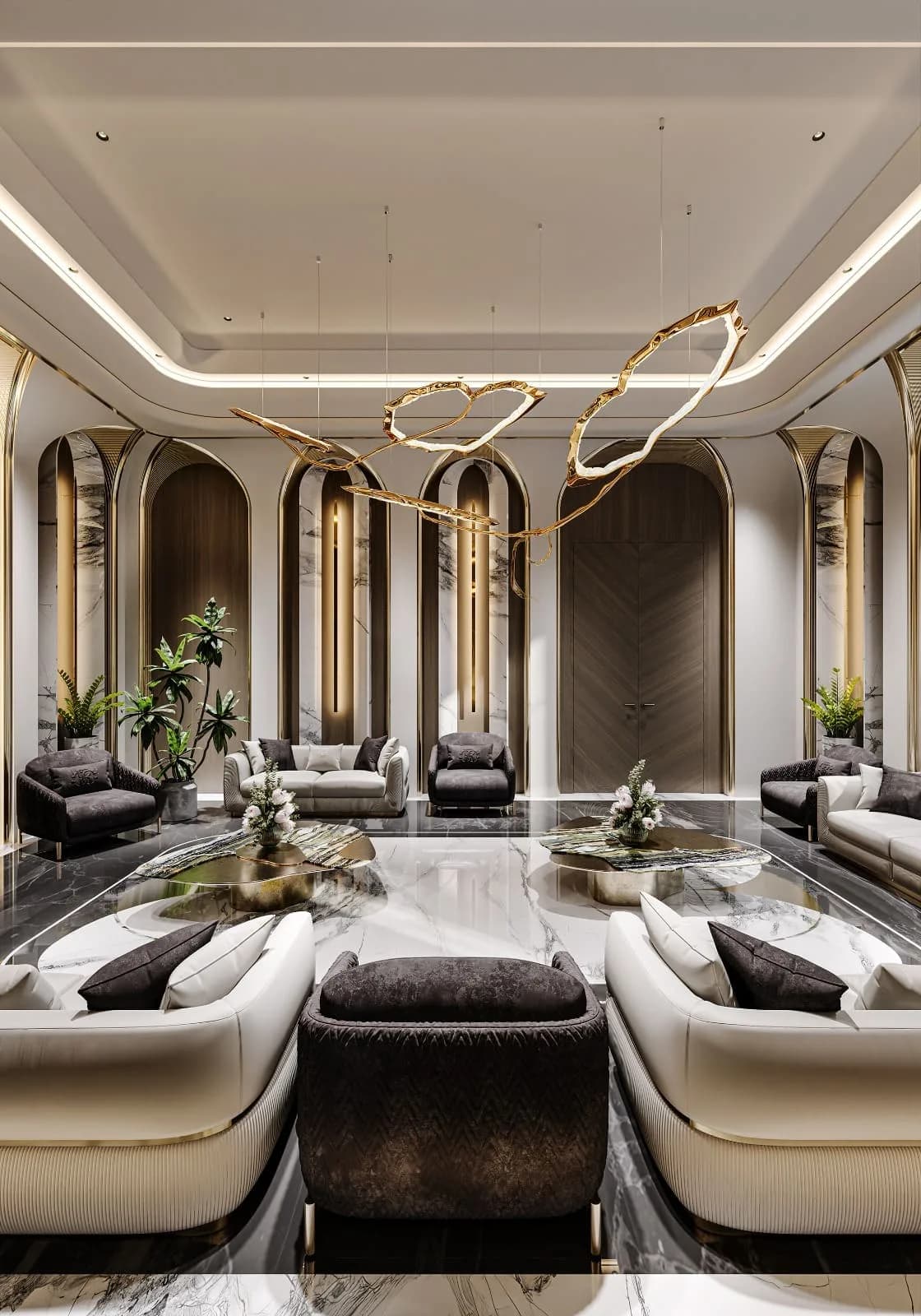 Image 5 of majlis design "Men's Majlis" in Abu Dhabi, Ras Al Khaimah – Eng. Ahmad Almobayed