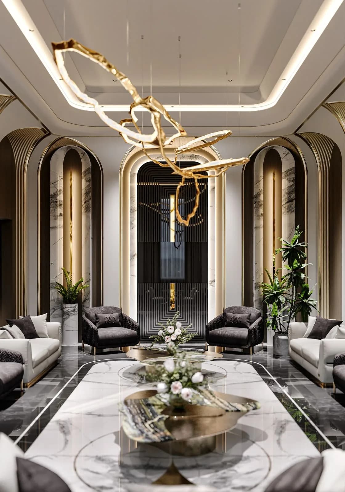 Image 7 of majlis design "Men's Majlis" in Abu Dhabi, Ras Al Khaimah – Eng. Ahmad Almobayed