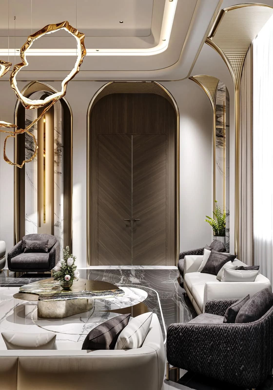 Image 8 of majlis design "Men's Majlis" in Abu Dhabi, Ras Al Khaimah – Eng. Ahmad Almobayed