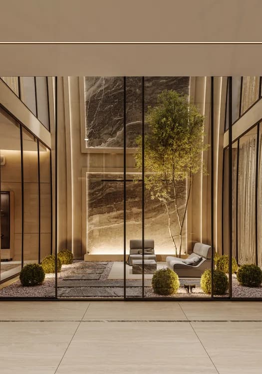 Image 16 of hall design "Open Hall with Garden" in Iraq, Baghdad – Eng. Ahmad Almobayed