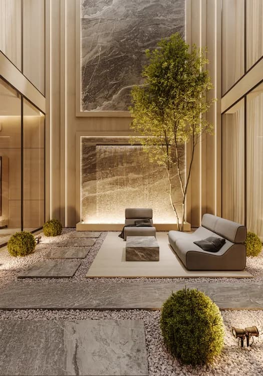 Image 17 of hall design "Open Hall with Garden" in Iraq, Baghdad – Eng. Ahmad Almobayed