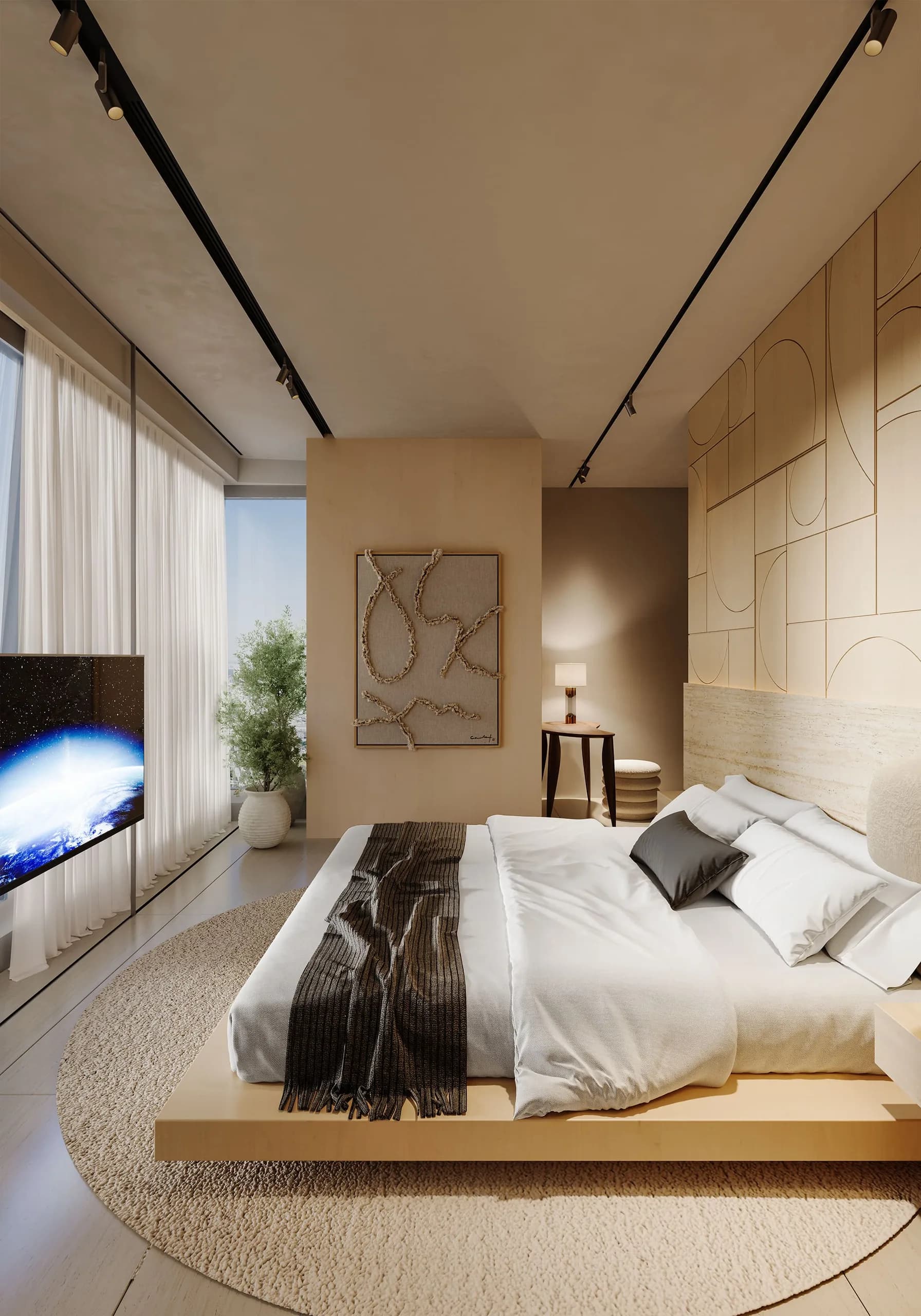 Image 12 of apartment design "Apartment in Damac Heights" in Dubai Marina – Eng. Ahmad Almobayed