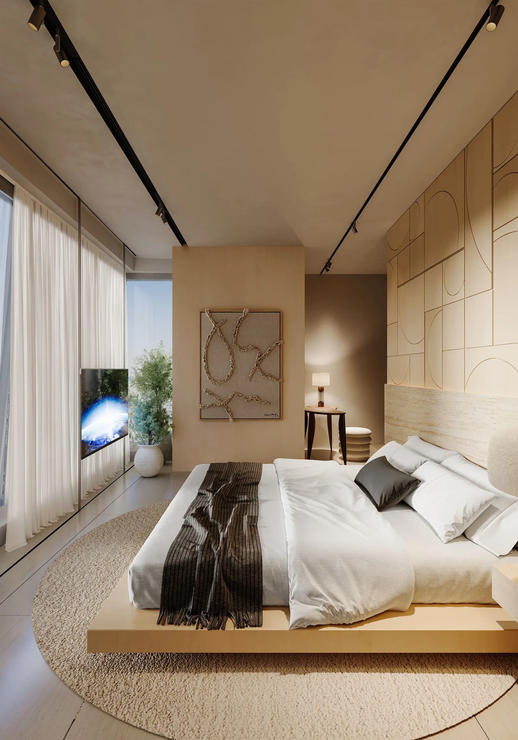 Image 13 of apartment design "Apartment in Damac Heights" in Dubai Marina – Eng. Ahmad Almobayed