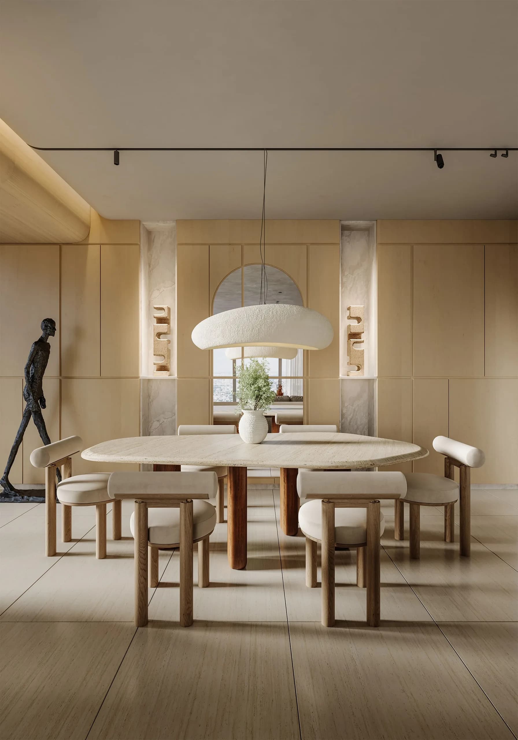 Image 2 of apartment design "Apartment in Damac Heights" in Dubai Marina – Eng. Ahmad Almobayed