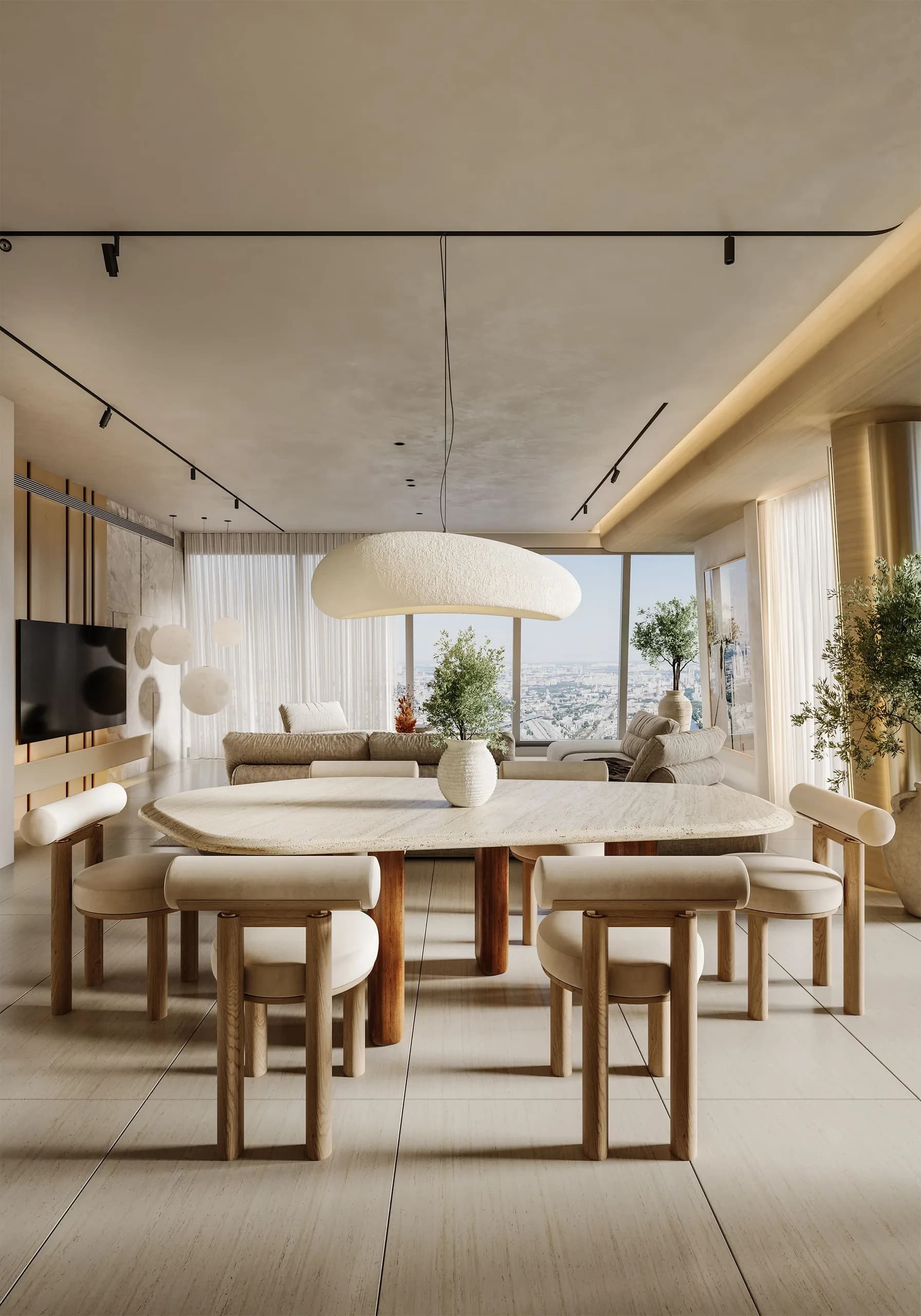 Image 3 of apartment design "Apartment in Damac Heights" in Dubai Marina – Eng. Ahmad Almobayed