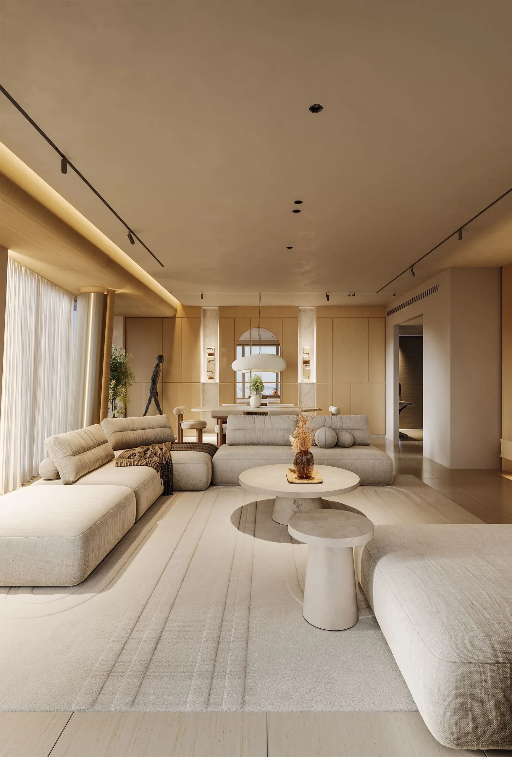 Image 5 of apartment design "Apartment in Damac Heights" in Dubai Marina – Eng. Ahmad Almobayed