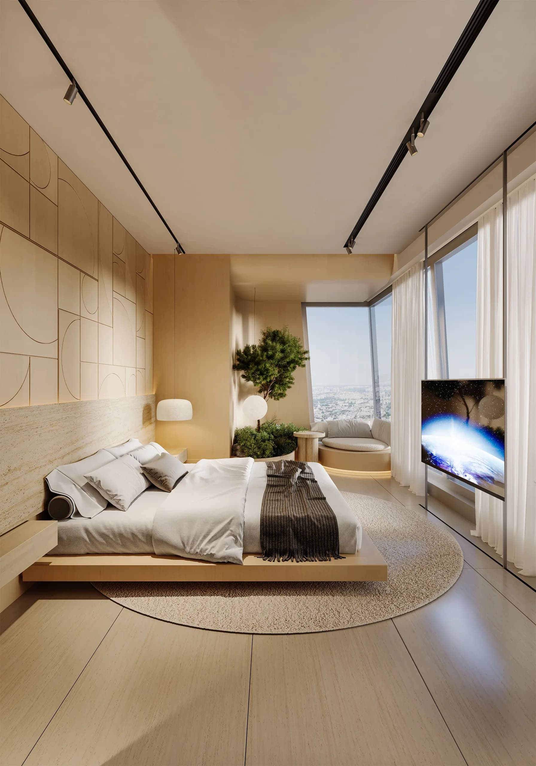 Image 9 of apartment design "Apartment in Damac Heights" in Dubai Marina – Eng. Ahmad Almobayed