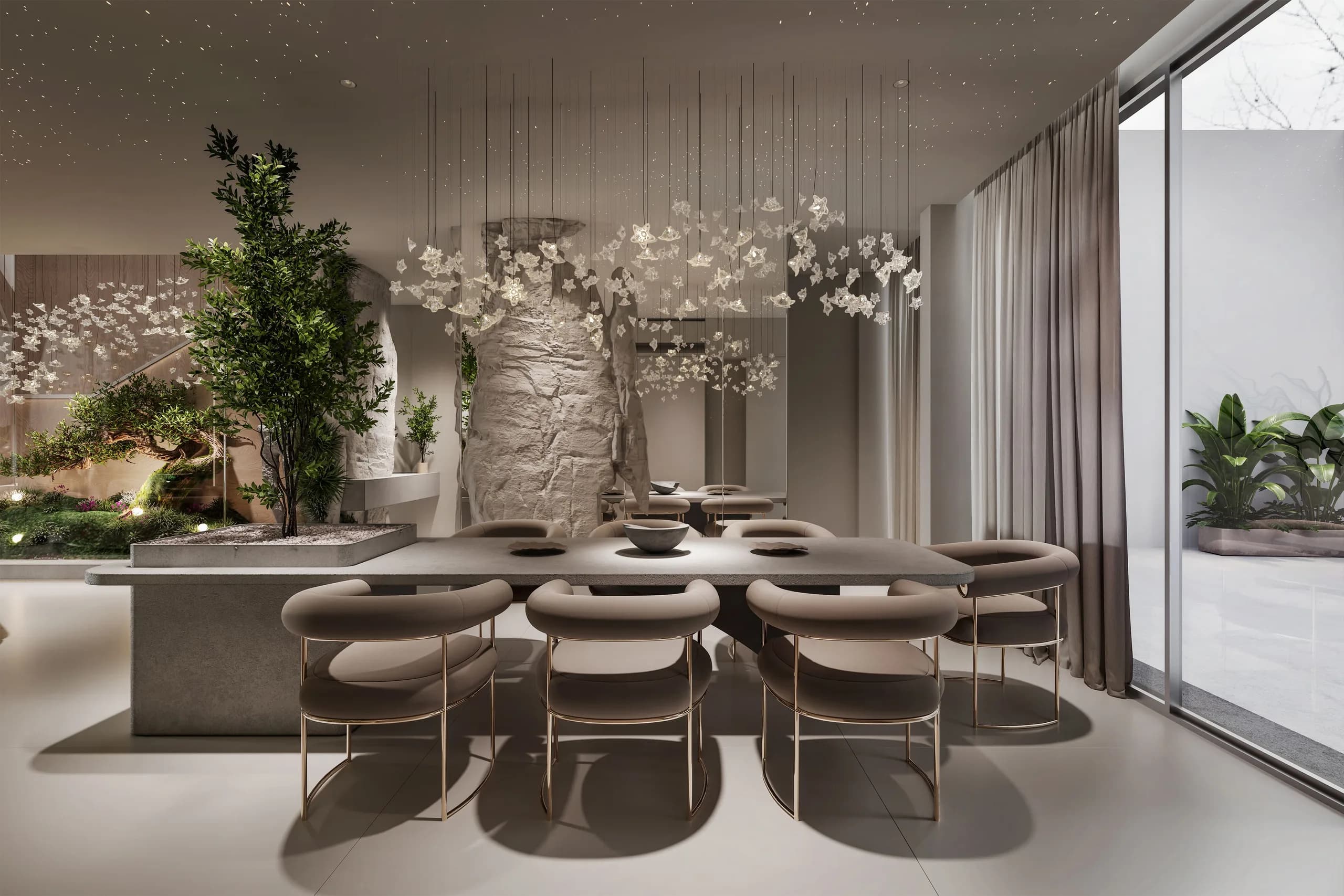 Image 7 of hall design "Open Hall" in Abu Dhabi, Riyadh City – Eng. Ahmad Almobayed