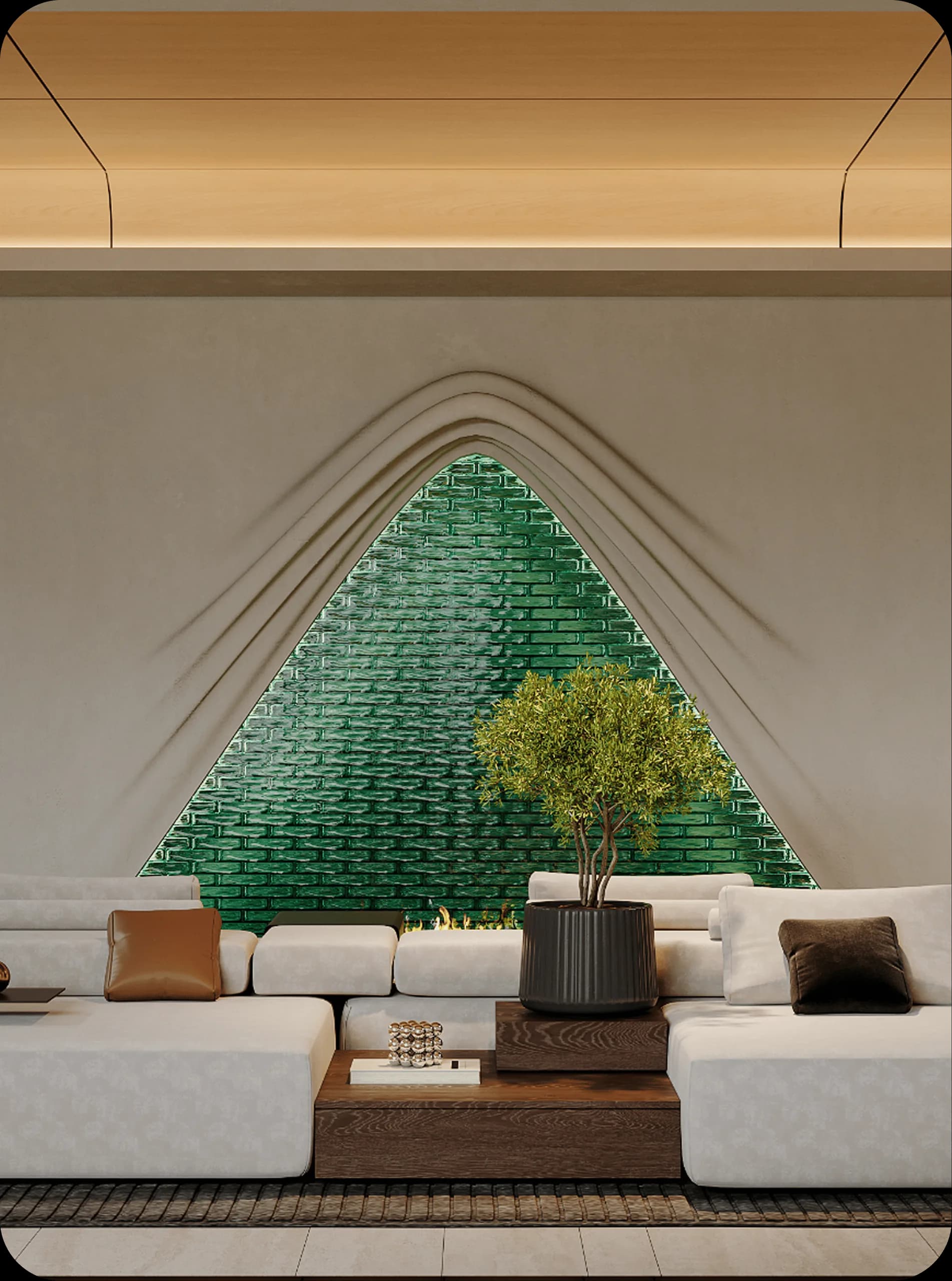 Image 2 of clinic design "Waiting Lounge" in Abu Dhabi – Eng. Ahmad Almobayed