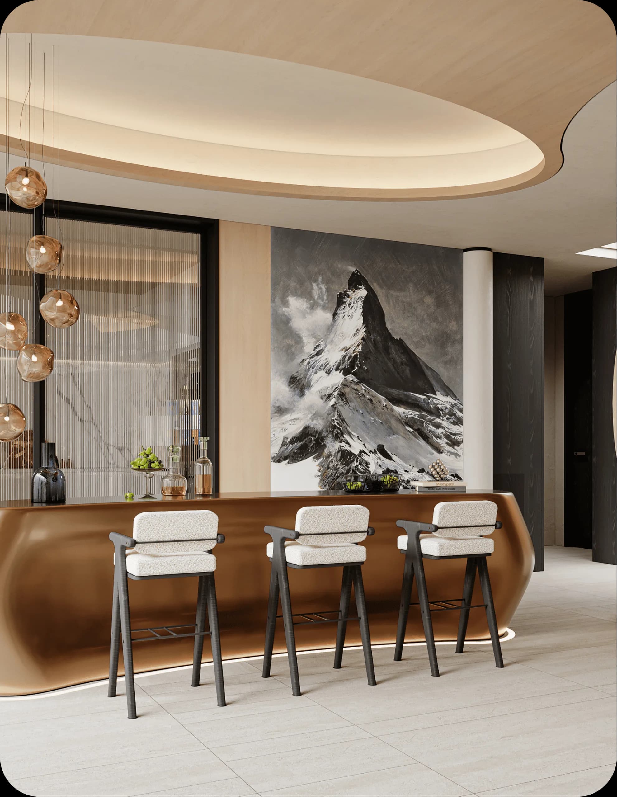 Image 4 of clinic design "Waiting Lounge" in Abu Dhabi – Eng. Ahmad Almobayed