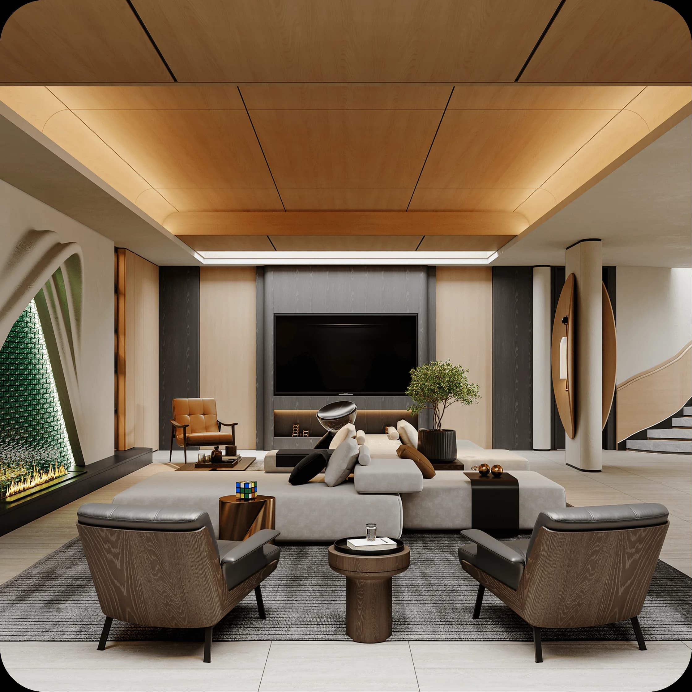 Image 6 of clinic design "Waiting Lounge" in Abu Dhabi – Eng. Ahmad Almobayed