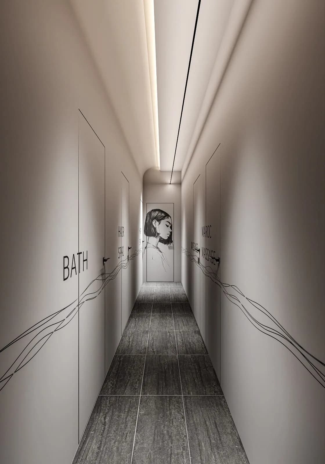 Image 1 of beauty center design "Beauty Center" in Abu Dhabi, Al Ain City – Eng. Ahmad Almobayed