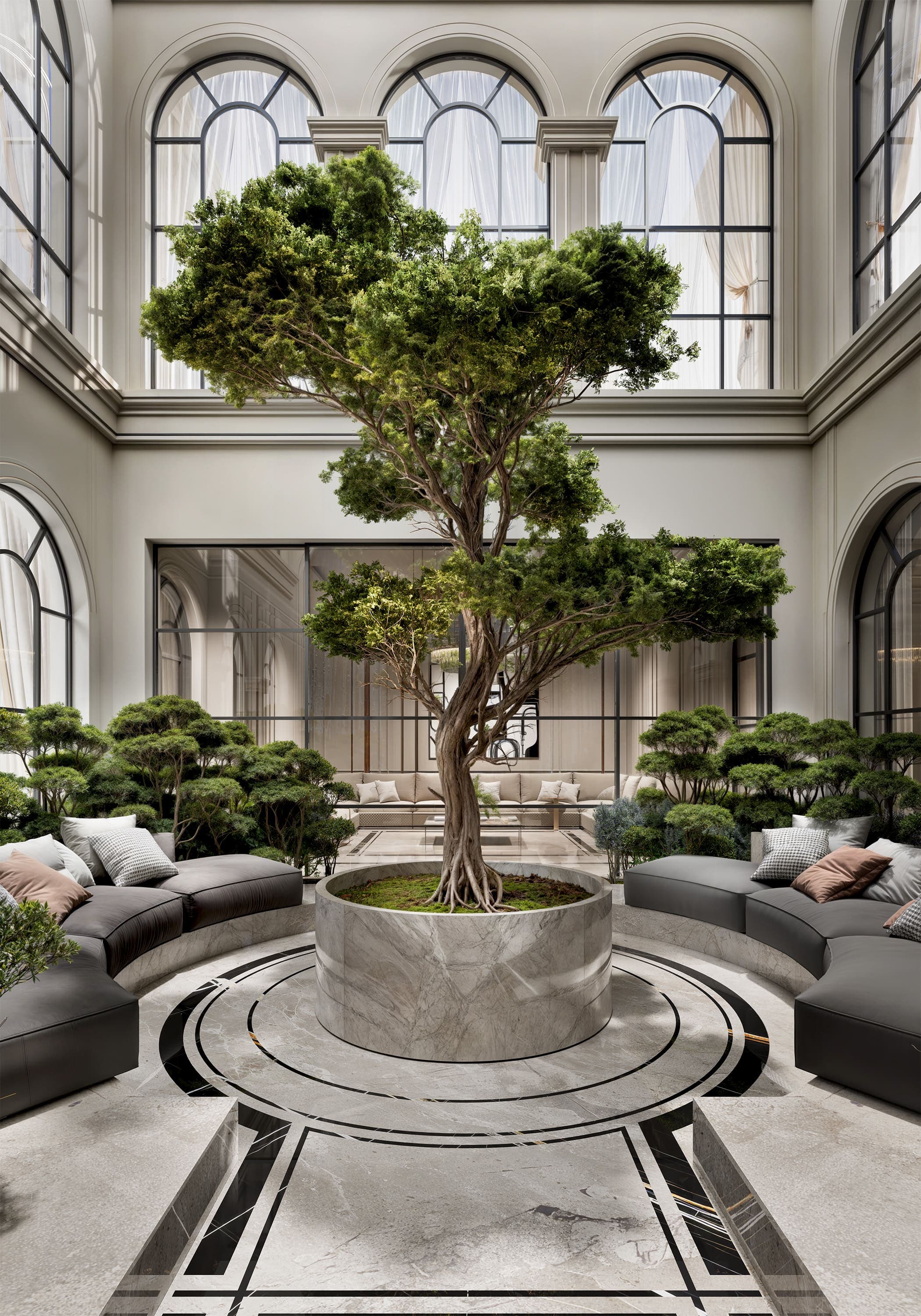 صورة رقم 14 من مشروع مجلس مع استقبال في الرياض السعودية – المهندس أحمد المبيض