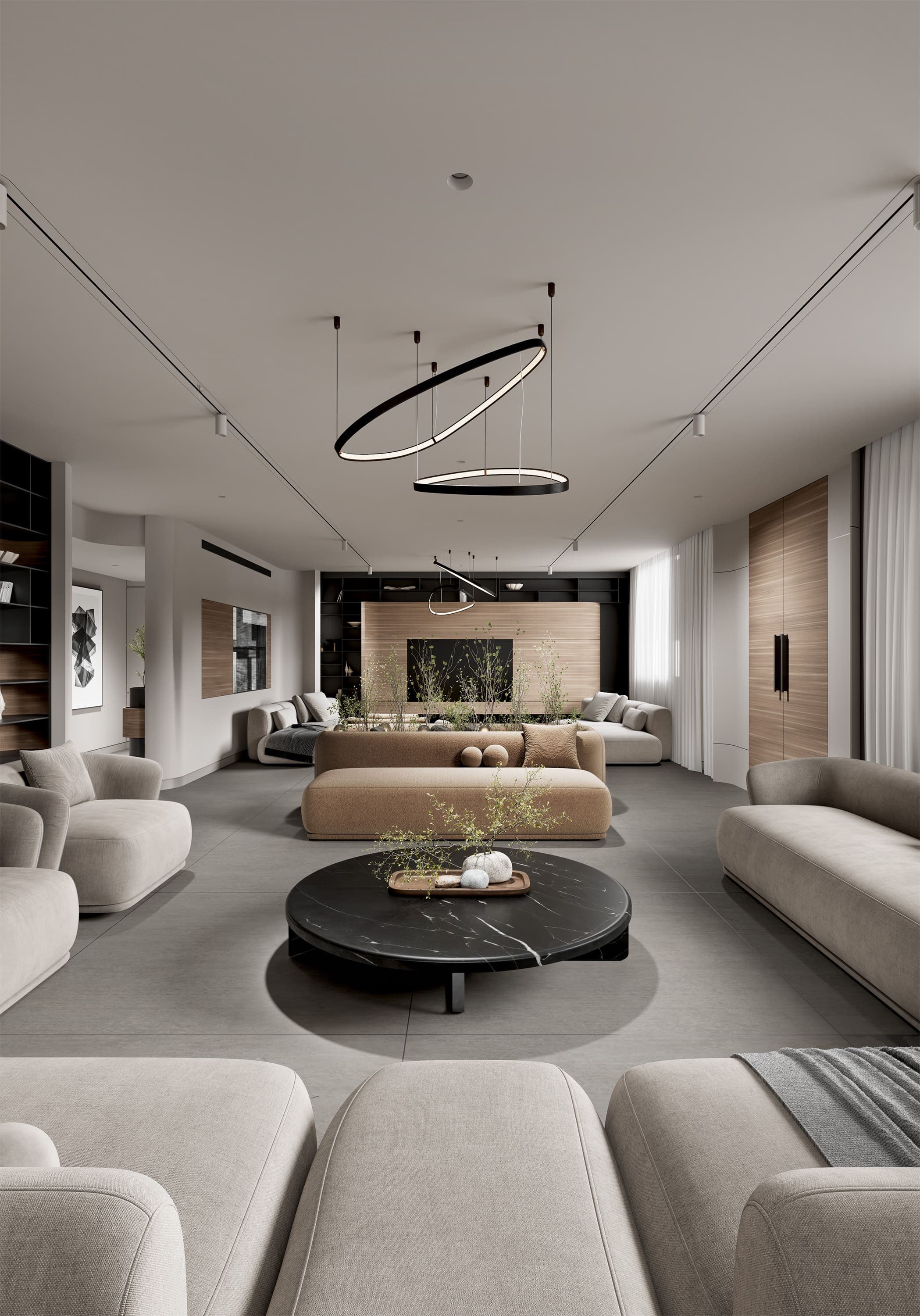 صورة رقم 1 من مشروع مجلس خارجي في أبو ظبي، مدينة محمد بن زايد – المهندس أحمد المبيض