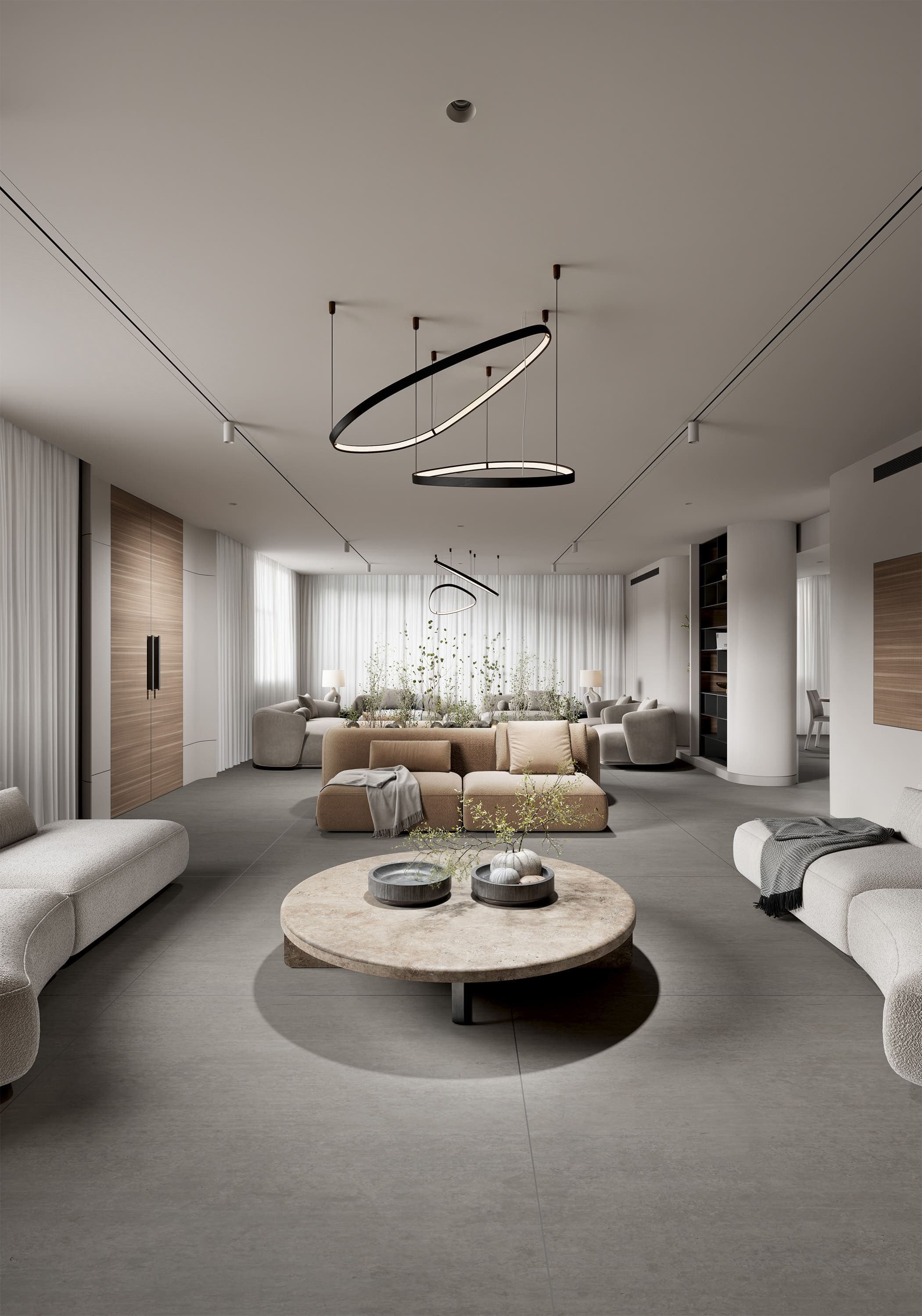 صورة رقم 2 من مشروع مجلس خارجي في أبو ظبي، مدينة محمد بن زايد – المهندس أحمد المبيض