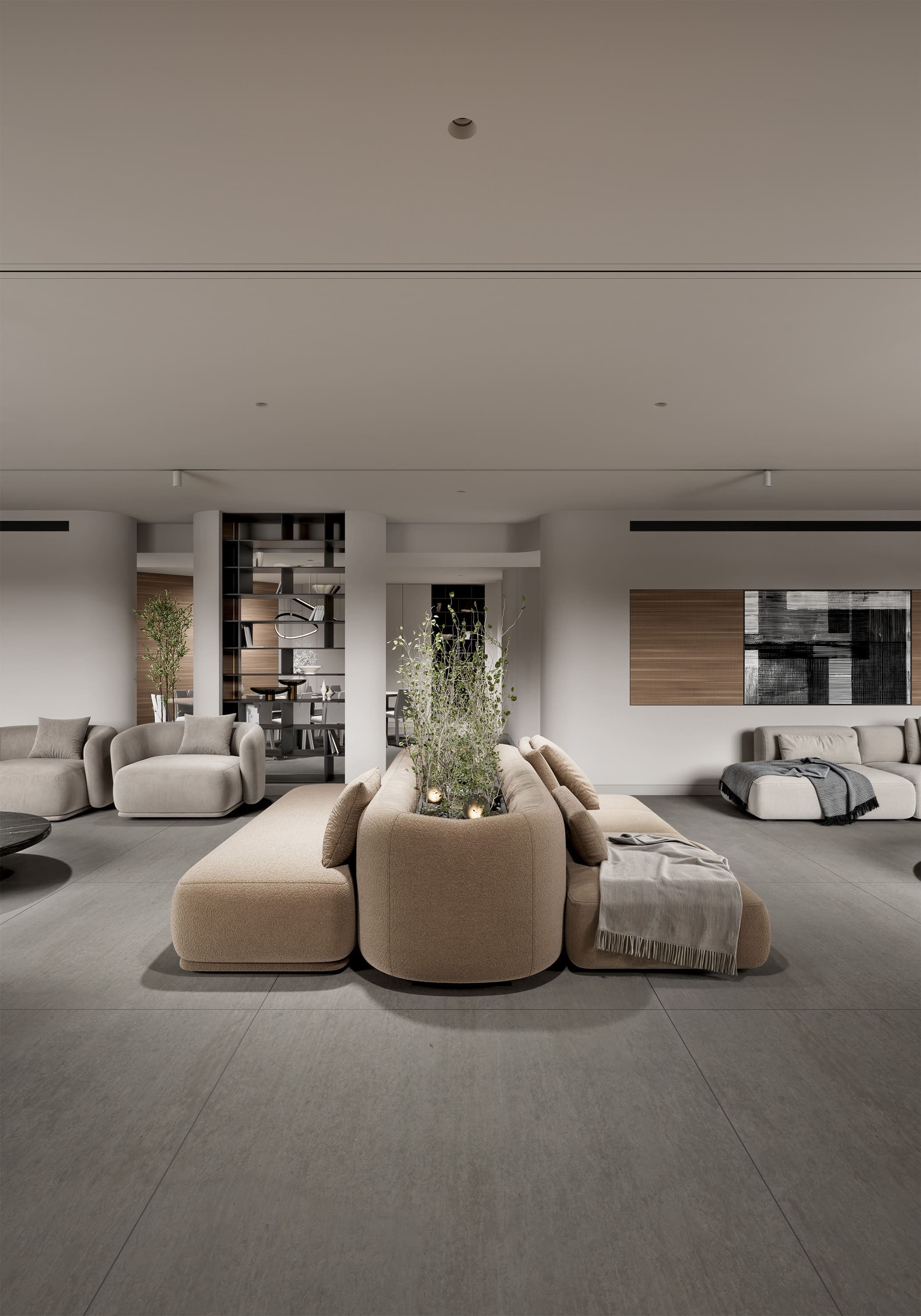 صورة رقم 3 من مشروع مجلس خارجي في أبو ظبي، مدينة محمد بن زايد – المهندس أحمد المبيض