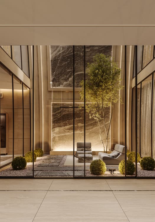 صورة رقم 16 من مشروع صالة مفتوحة مع حديقة في العراق، بغداد – المهندس أحمد المبيض