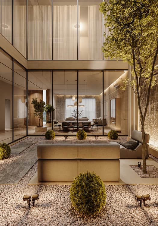 صورة رقم 18 من مشروع صالة مفتوحة مع حديقة في العراق، بغداد – المهندس أحمد المبيض