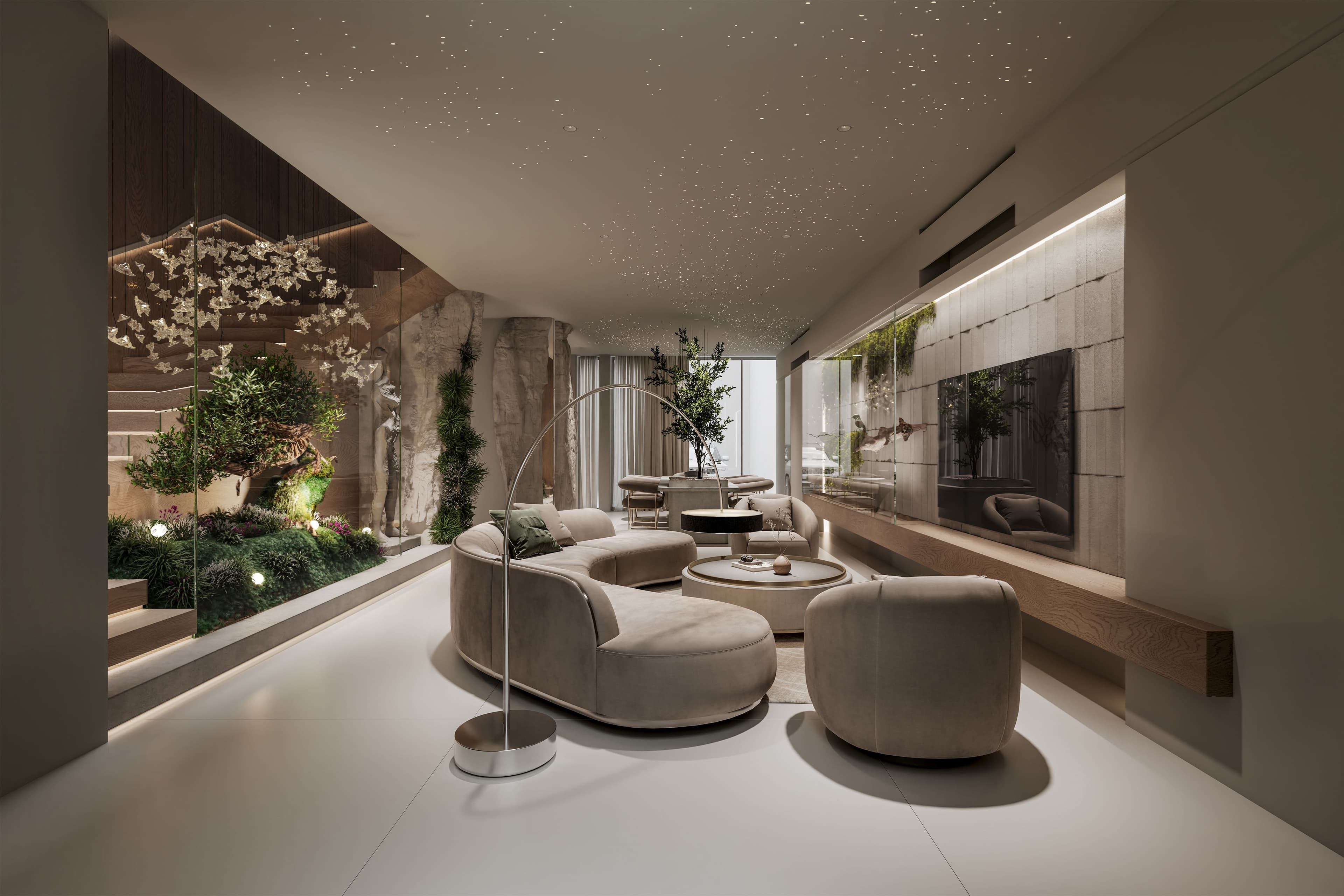 صورة رقم 1 من مشروع صالة مفتوحة في أبو ظبي، مدينة الرياض – المهندس أحمد المبيض