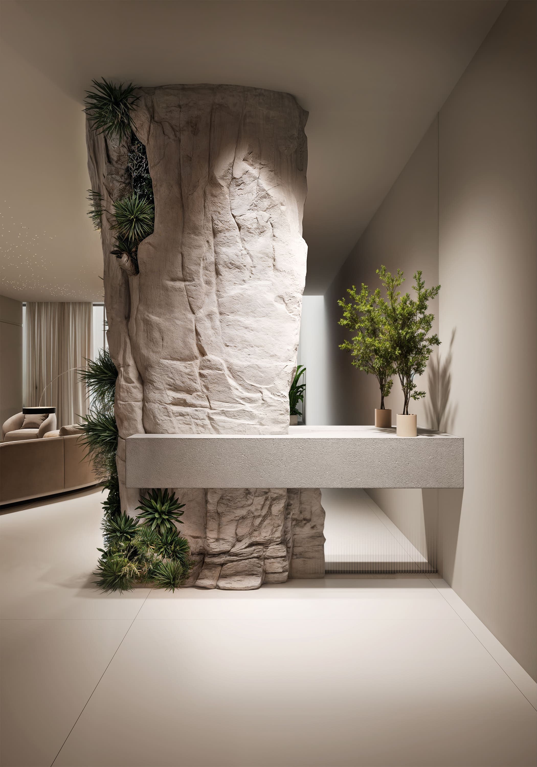 صورة رقم 10 من مشروع صالة مفتوحة في أبو ظبي، مدينة الرياض – المهندس أحمد المبيض