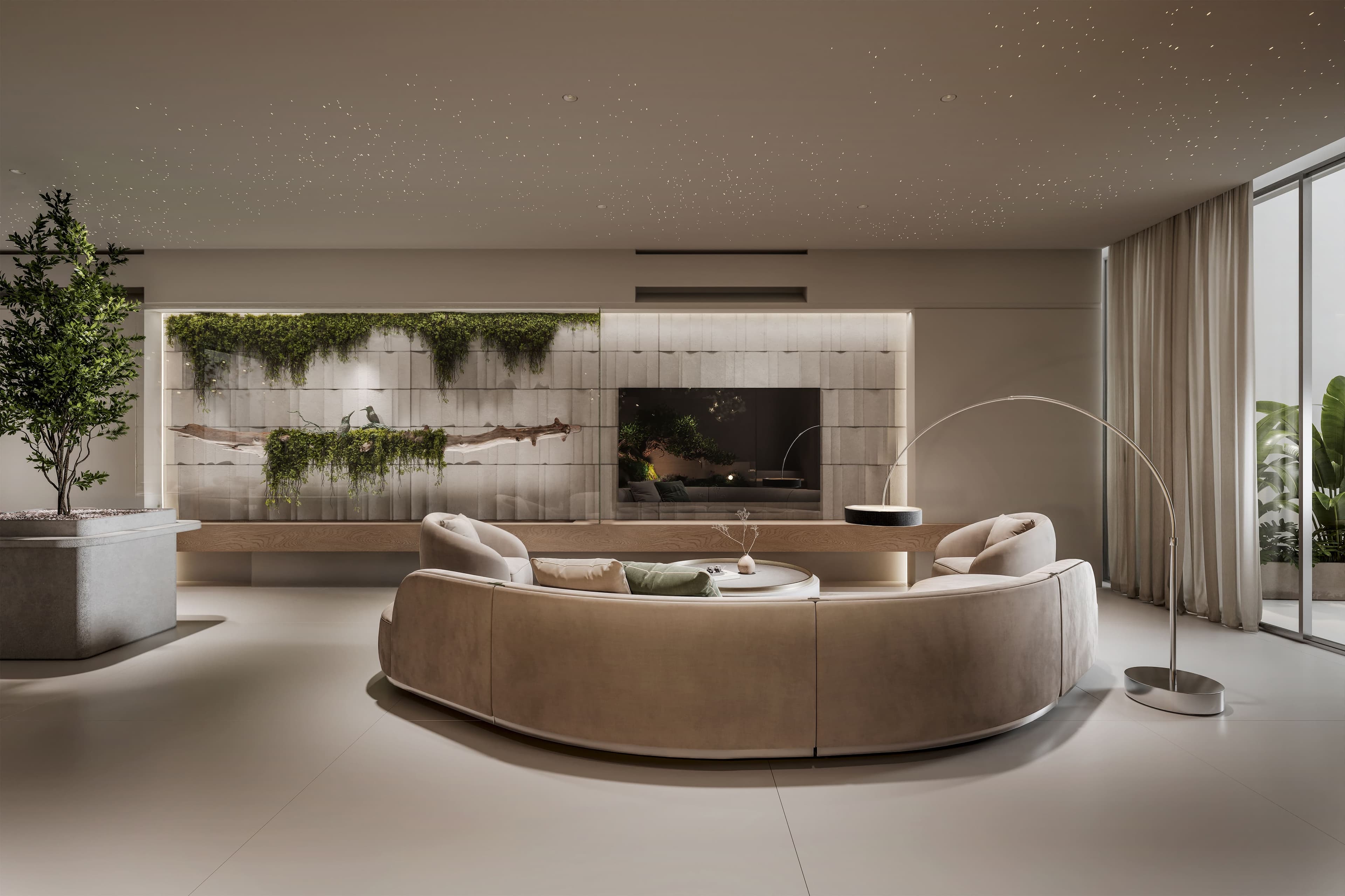 صورة رقم 3 من مشروع صالة مفتوحة في أبو ظبي، مدينة الرياض – المهندس أحمد المبيض