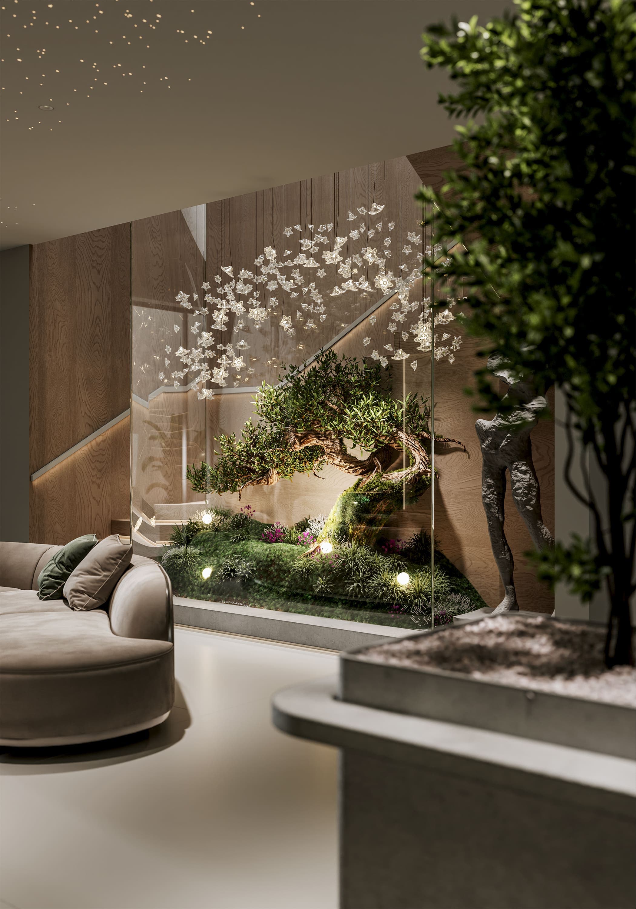 صورة رقم 4 من مشروع صالة مفتوحة في أبو ظبي، مدينة الرياض – المهندس أحمد المبيض