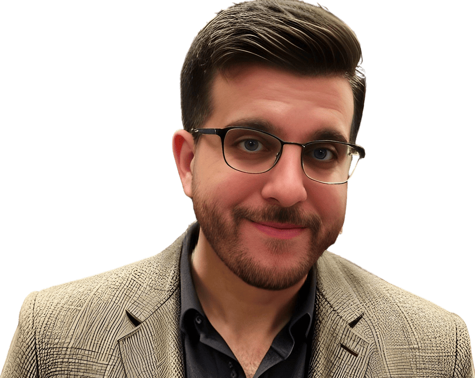 صورة مهندس أحمد المبيض في واجهة الموقع كمهندس معماري